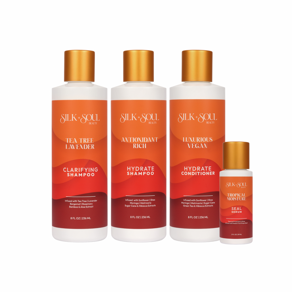 Holiday Shine Bundle | Hydration & Heat Protection Set – Silk +